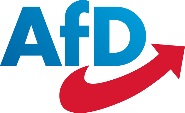 Mittlerweile ein Symbolbild gegen politische Verfolgung und Repression - das Logo der AfD