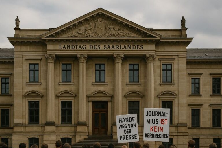 Politische Verfolgung in Deutschland 1 Demonstration vor dem saarländischen Landtag gegen den Straftatbestand der Politikerbeleidigung (§ 188 StGB)