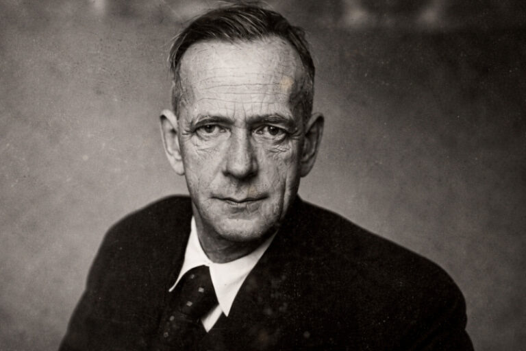 Politische Verfolgung in Deutschland 28 Porträt von Kurt Schumacher (Kurt Schumacher (zwischen 1945 und 1948)