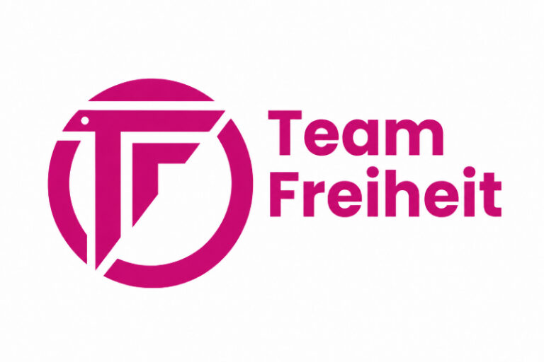 Politische Verfolgung in Deutschland 2 Kämpft mit der 5-Prozent-Hürde - das Logo der neuen liberalen Alternative "Team Freiheit"