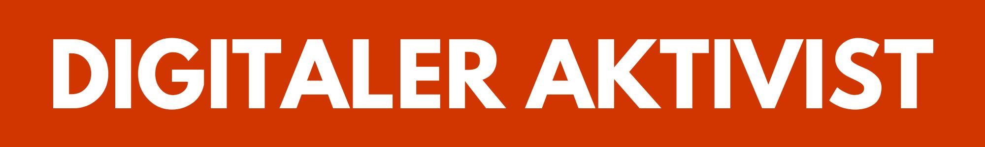 Digitaler Aktivist Banner