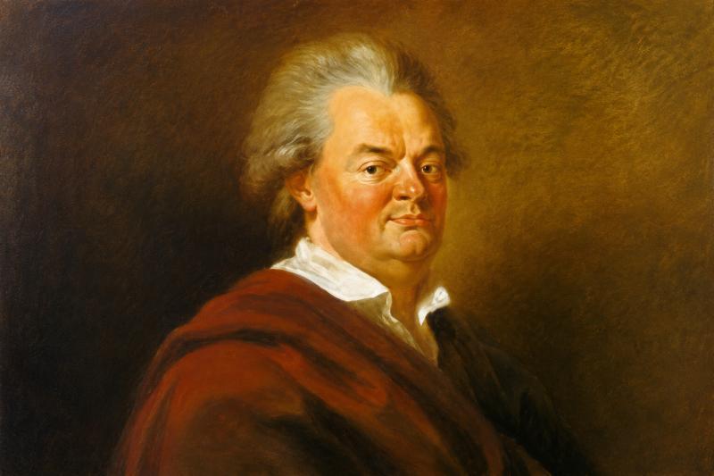 Festungshaft für Dichter: Der Fall Christian Friedrich Daniel Schubart 4 Porträt des Schriftstellers und Publizisten Christian Friedrich Daniel Schubart im Stil eines historischen Ölgemäldes