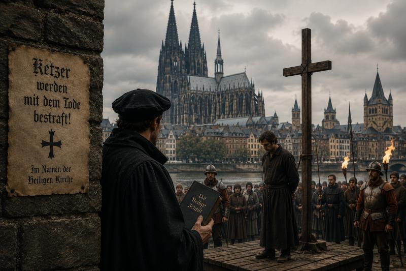 Bürgerrecht und Ausgrenzung: Die systematische Verfolgung der Protestanten im "Heiligen Köln" 1 Verfolgung von Protestanten in Köln während der Reformation mit Hinrichtungsstätte vor dem Kölner Dom