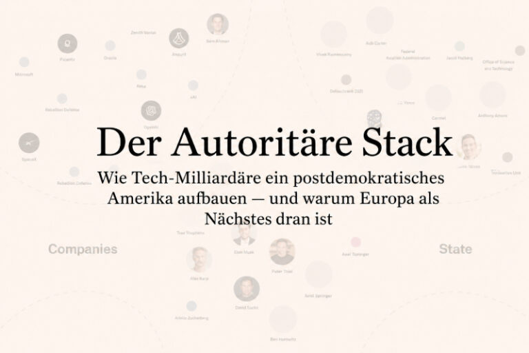 Politische Verfolgung in Deutschland 6 Der Autoritäre Stack (Screenshot von der Webseite des Projekts der Friedrich-Ebert-Stiftung)