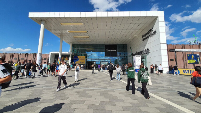 Haupteingang der Gamescom (Messe Köln)