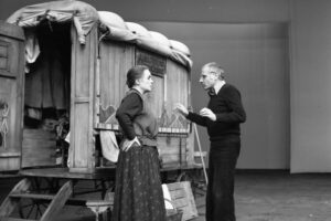 Proben zu Mutter Courage mit Gisela May und Manfred Wekwerth im Berliner Ensemble, 1978