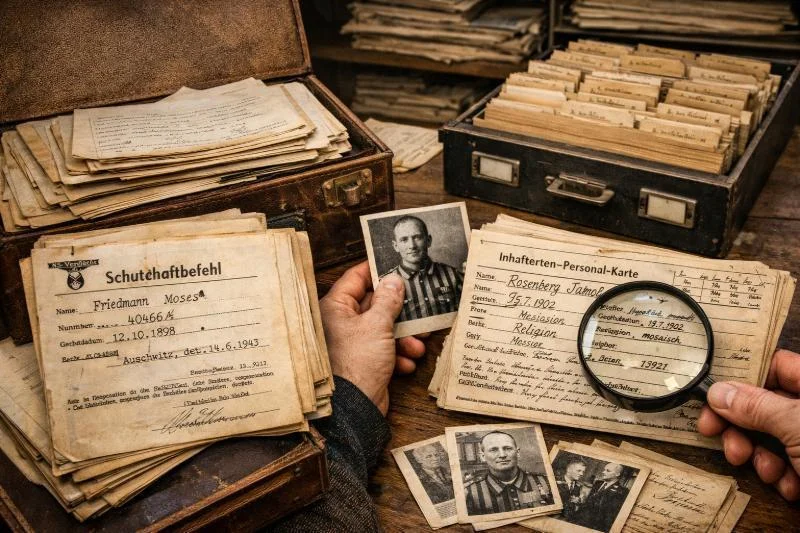 Nazi Archive: Archival documents relating to Nazi persecution: historical index cards, files and research material for tracing victims of Nazi persecution