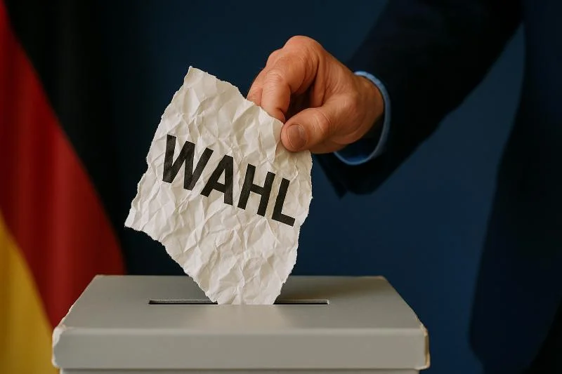 No Demand of Fairness: The Rejection of the BSW Recount – An Attack on Electoral Principles 1 Crumpled and damaged ballot papers are cast into a ballot box – a symbol of election scrutiny, recounts and systemic flaws in German democracy.