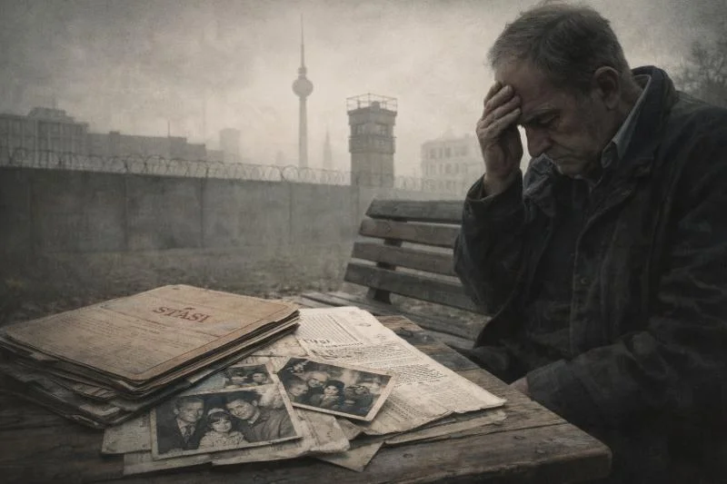 Die unsichtbaren Wunden: Politische Verfolgung in der DDR und ihre psychosozialen Auswirkungen 1 Ein Verfolgter des DDR-Regimes sinniert über seiner Stasi-Akte