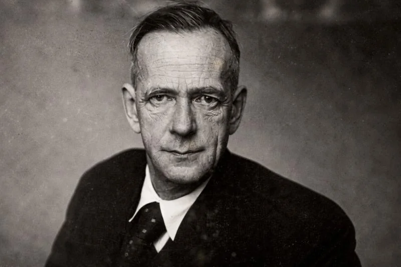 Kurt Schumacher: Zehn Jahre Konzentrationslager für die Freiheit 1 Porträt von Kurt Schumacher (Kurt Schumacher (zwischen 1945 und 1948)