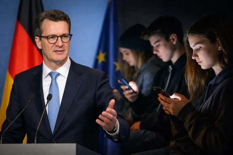 Digitale Repression: Hendrik Wüst fordert Social-Media-Verbot für Jugendliche 1 Hendrik Wüst fordert strengere Regeln für Social Media – Jugendliche nutzen Smartphones