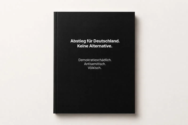 CDU-Schmutzkampagne gegen AFD: Wie die Union die Opposition mit Deportations-Lügen und Antisemitismus-Vorwürfen eindeckt 1 Das Cover der CDU Broschüre „Abstieg für Deutschland. Keine Alternative.". Auf 34 Seiten führt die CDU aus, wie verheerend die AfD-Politik für Deutschland wäre.