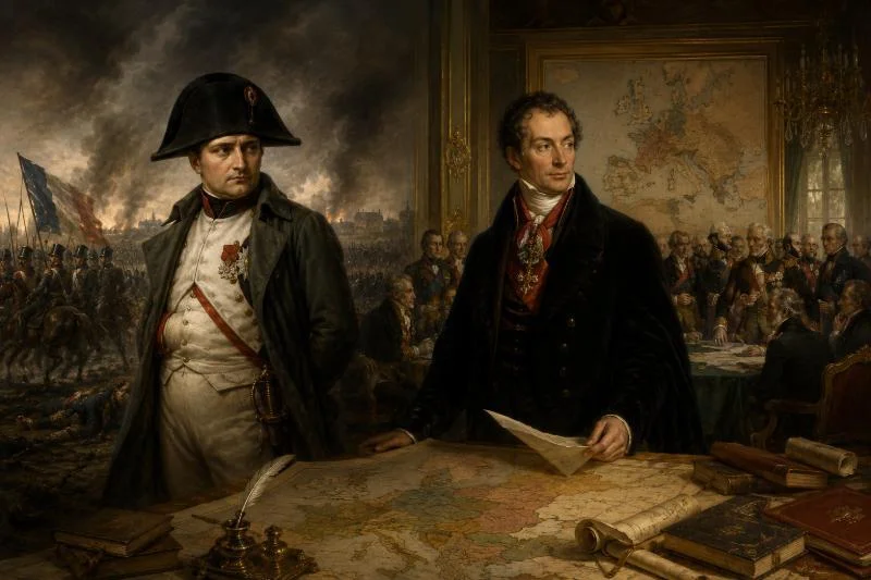 Von Napoleon zu Metternich: Die Kontinuität der Überwachung und Verfolgung im deutschsprachigen Raum 1 Napoleon Bonaparte und Fürst Metternich als Symbolfiguren des Übergangs vom napoleonischen Europa zum Deutschen Bund
