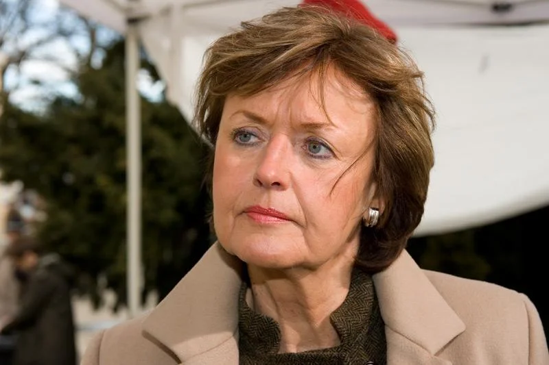 Gisela Friedrichsen beim Prozess gegen Josef Fritzl in St. Pölten (2009)