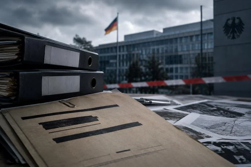 Protecting Sources Over Protecting Human Lives: The Role of Domestic Intelligence in the NSU Complex 1 Investigation files and redacted documents outside a German government building – a symbolic image relating to the NSU case